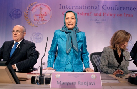 Maryam Rajavi. Foto: Lucas Dolega/EPA/ANP