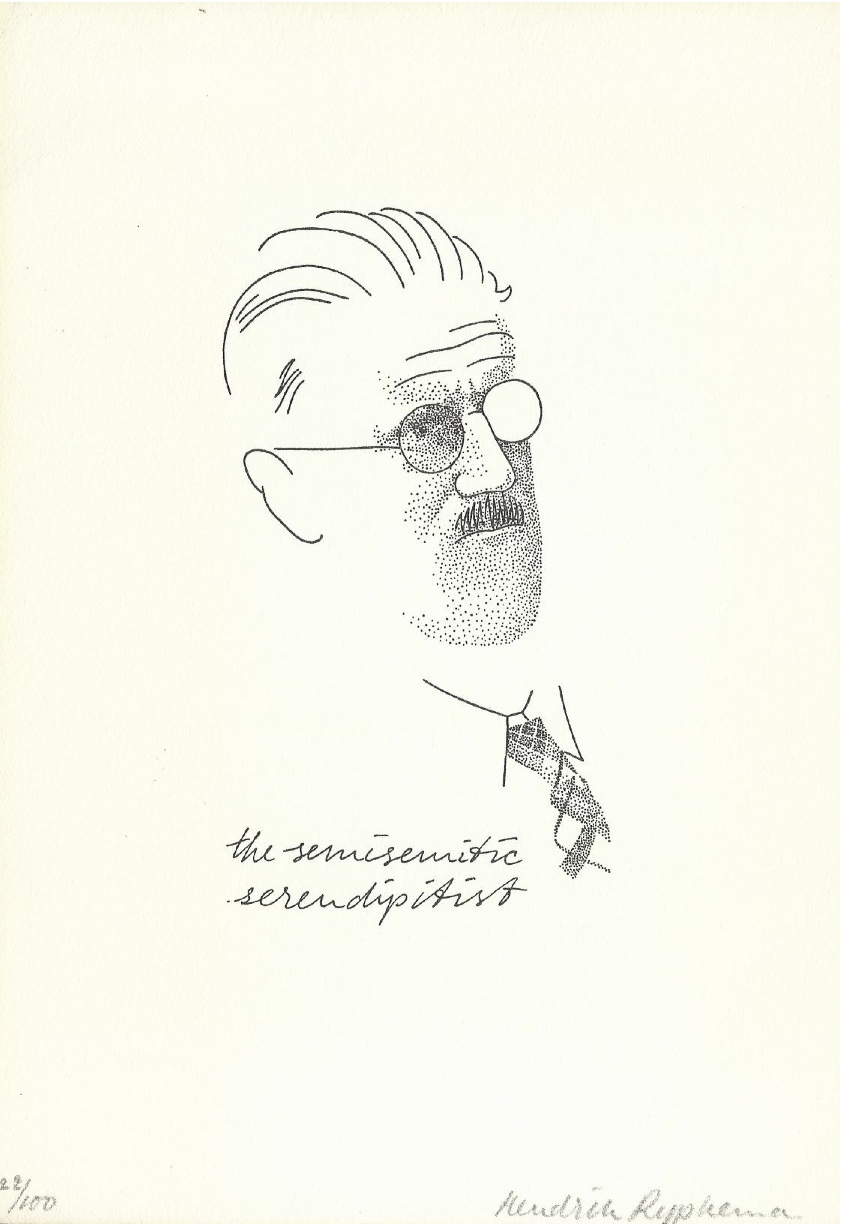 Joyce getekend door Hendrik Rypkema